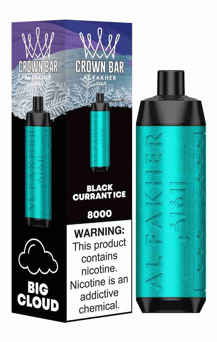 Al Fakher Crown Bar 8000 Puffs Prefilled Vape Kit - Box of 10
