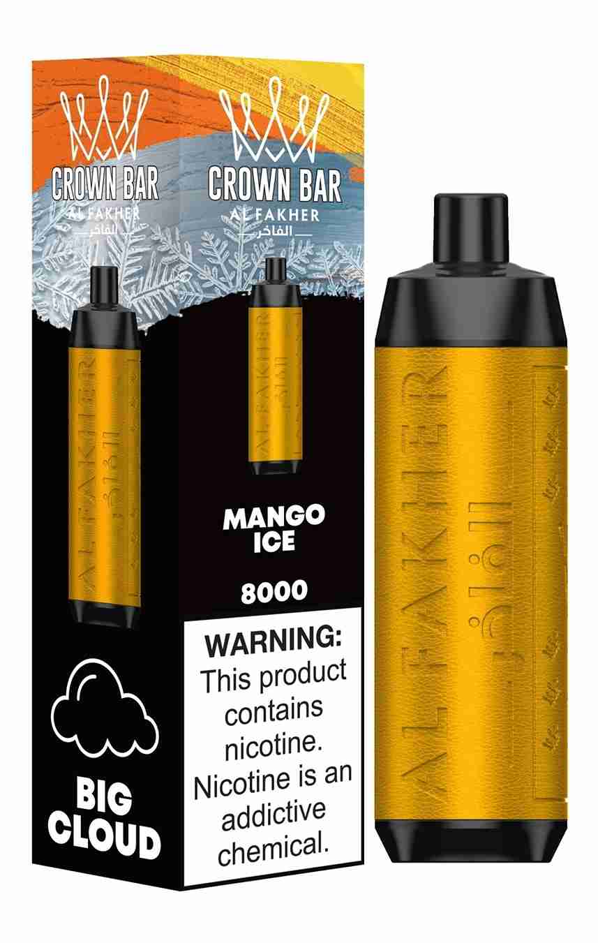 Al Fakher Crown Bar 8000 Puffs Prefilled Vape Kit - Box of 10