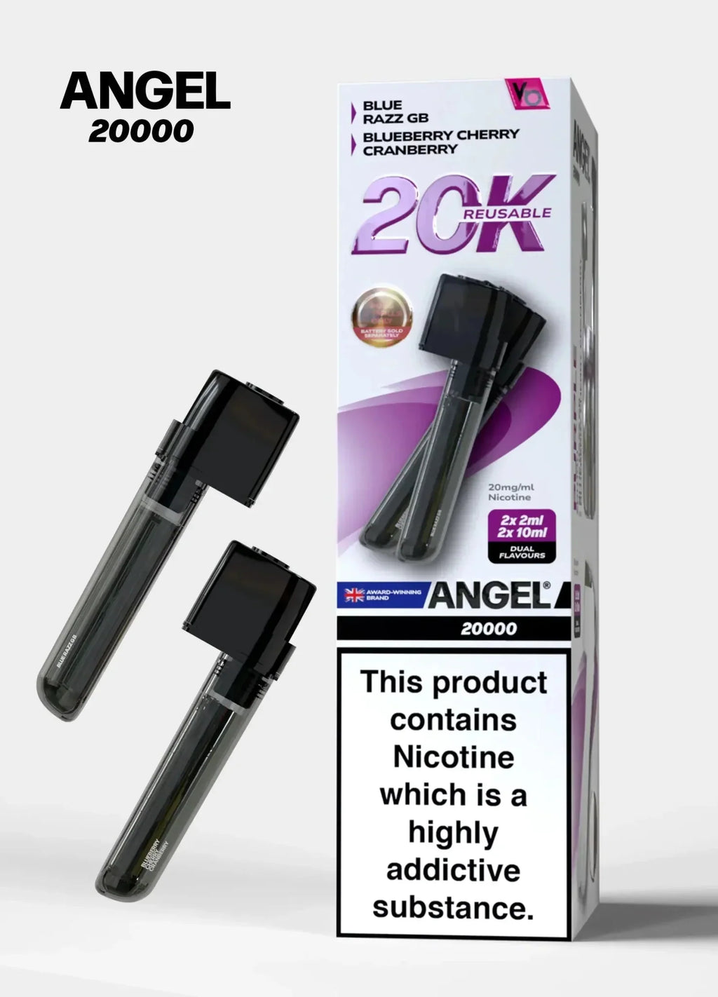Angel 20000 Puffs Prefilled Replacement Pods - Box of 5
