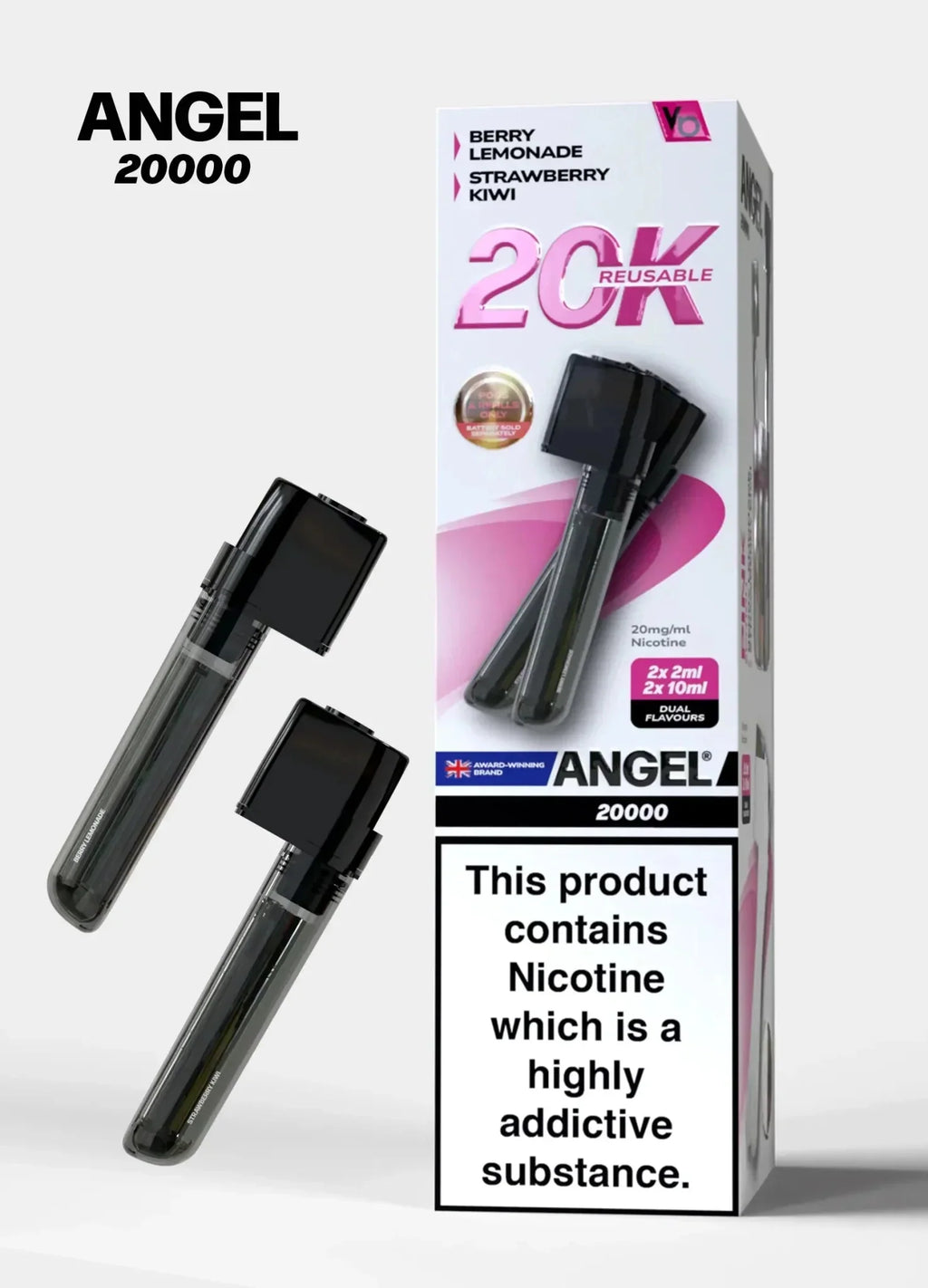 Angel 20000 Puffs Prefilled Replacement Pods - Box of 5