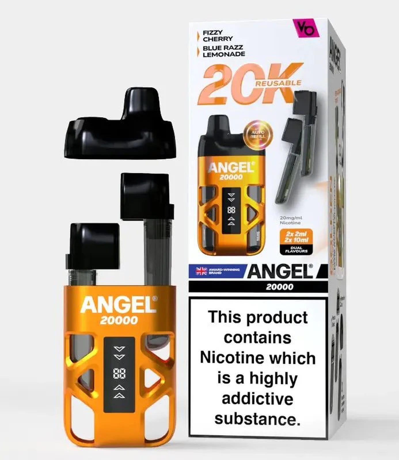 Angel 20k Puffs Vape Prefilled Pod Kit - Box of 5