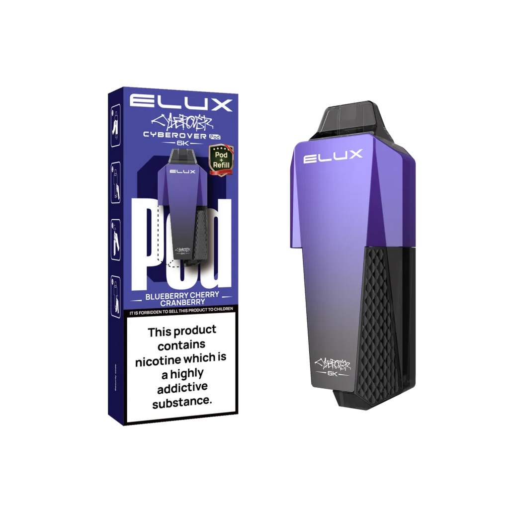 Elux Cyberover 6000 Prefilled Replacement Pods - Box of 5