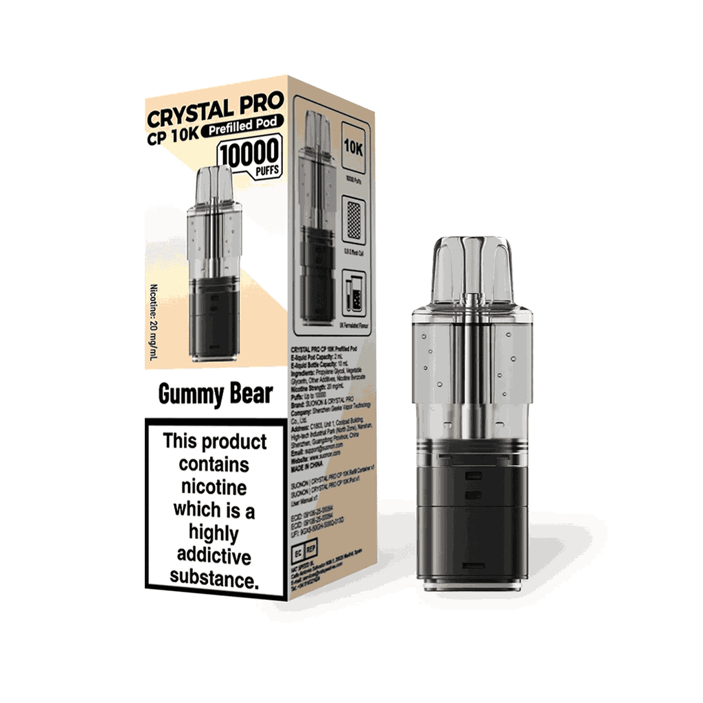 Crystal Pro CP 10k Replacement Pods Box of 5