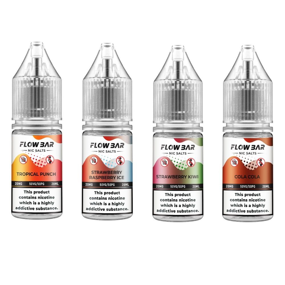 Flow Bar Nic Salt 10ml E-Liquid 20mg | Pack of 10