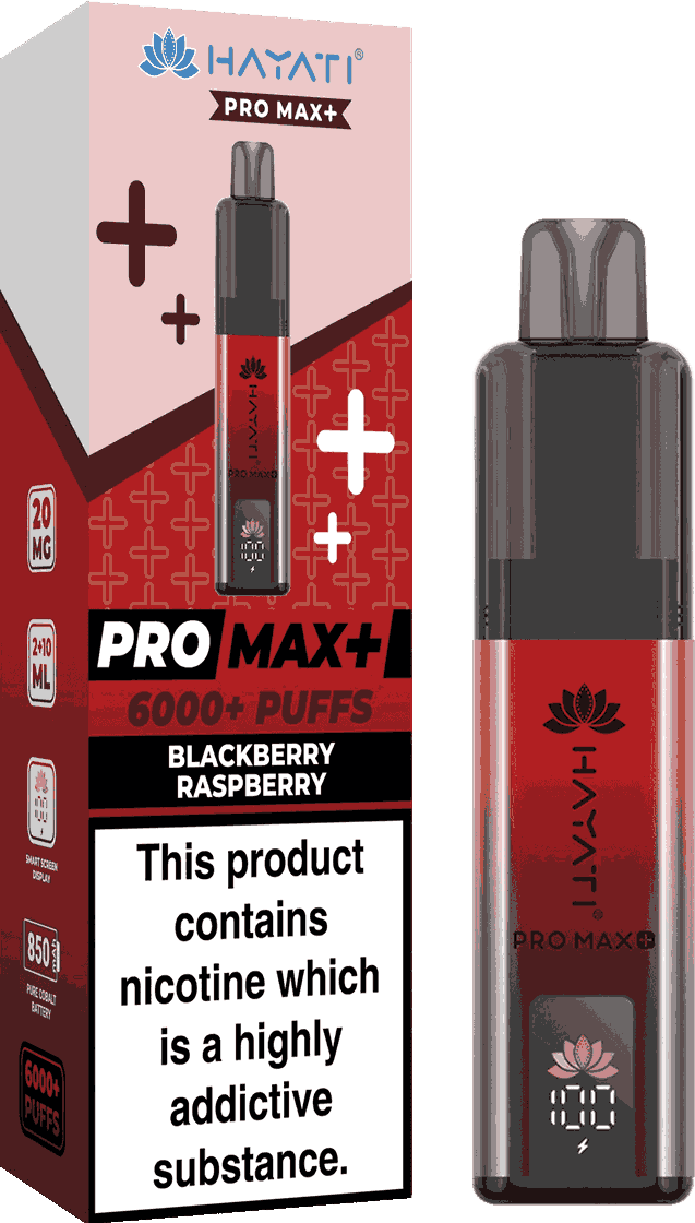 Hayati Pro Max Plus 6000 Puff Prefilled Pod Kit - Box of 5