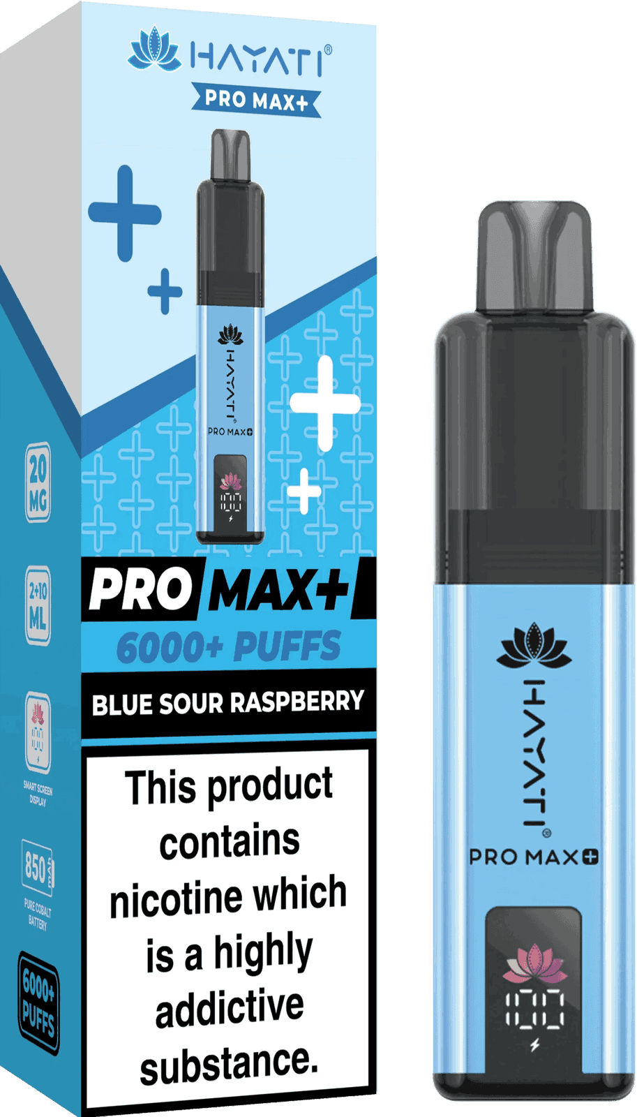 Hayati Pro Max Plus 6000 Puff Prefilled Pod Kit - Box of 5