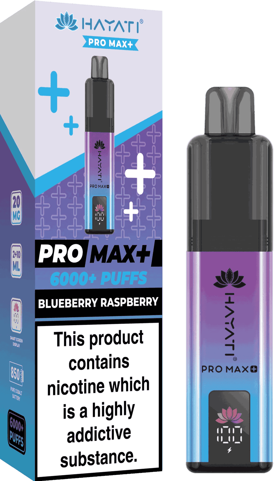Hayati Pro Max Plus 6000 Puff Prefilled Pod Kit - Box of 5