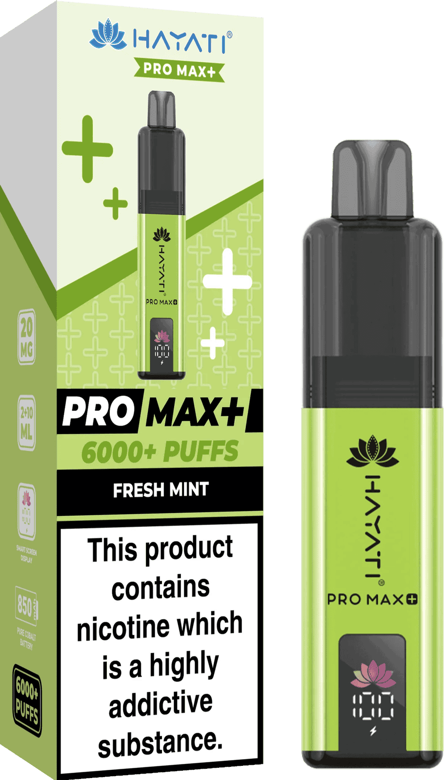 Hayati Pro Max Plus 6000 Puff Prefilled Pod Kit - Box of 5