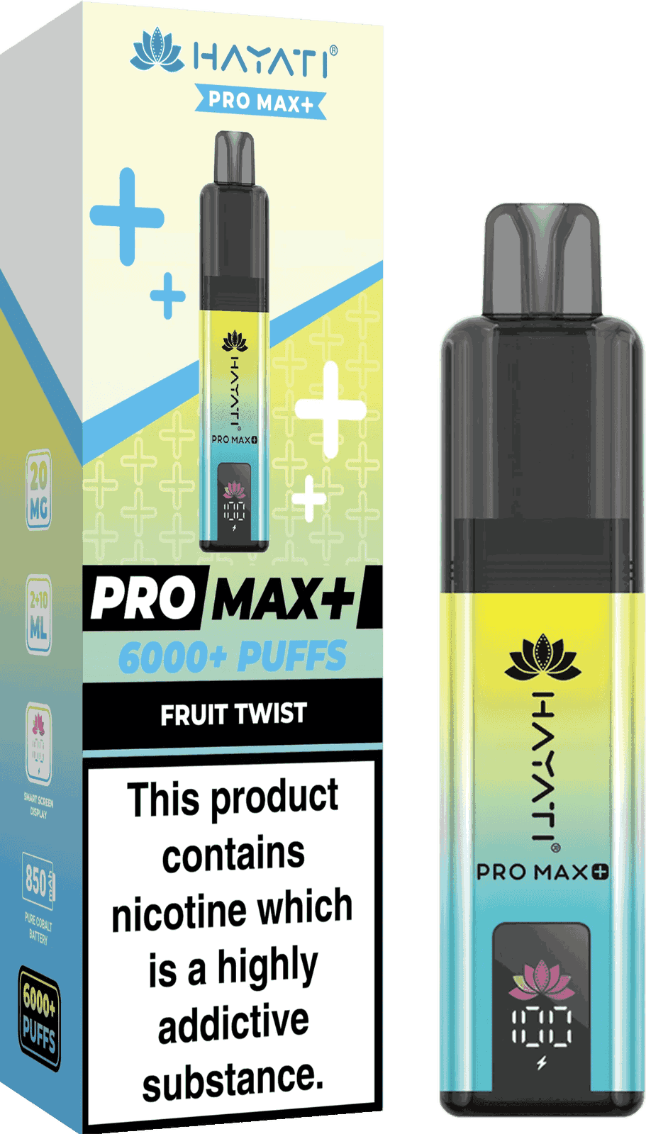Hayati Pro Max Plus 6000 Puff Prefilled Pod Kit - Box of 5