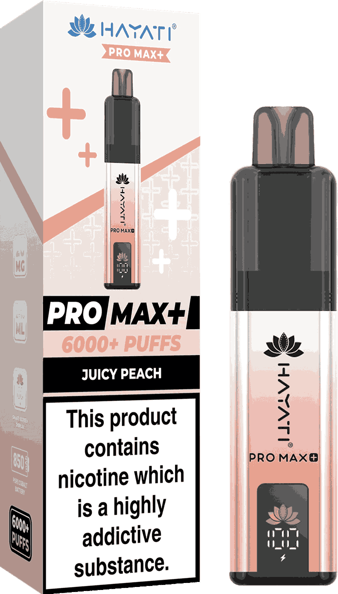 Hayati Pro Max Plus 6000 Puff Prefilled Pod Kit - Box of 5