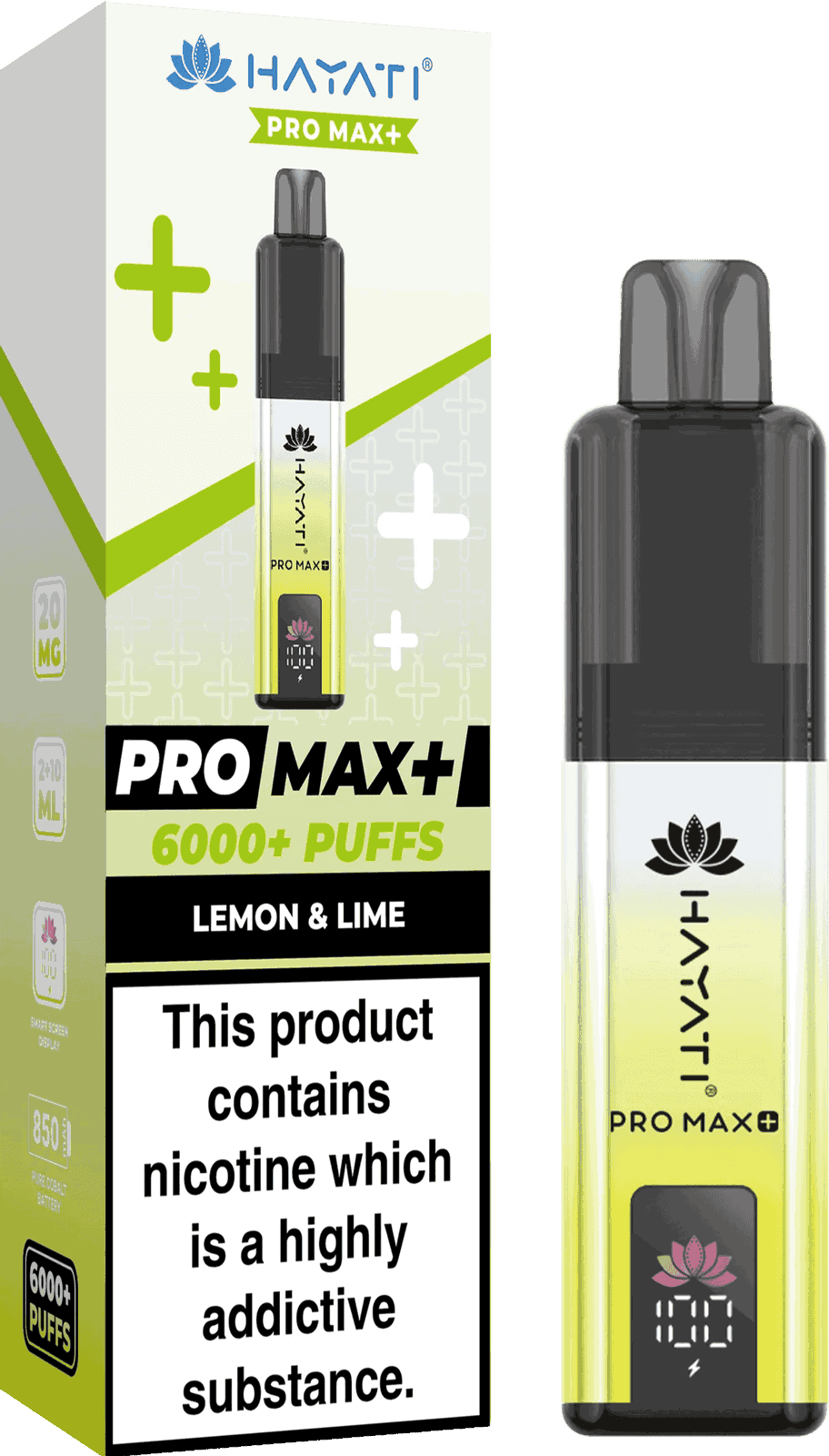 Hayati Pro Max Plus 6000 Puff Prefilled Pod Kit - Box of 5