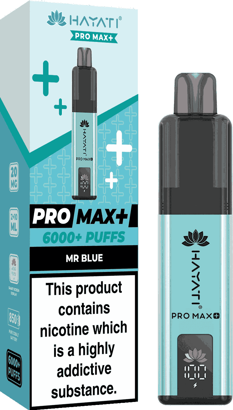 Hayati Pro Max Plus 6000 Puff Prefilled Pod Kit - Box of 5