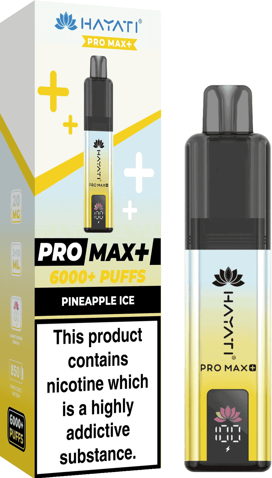 Hayati Pro Max Plus 6000 Puff Prefilled Pod Kit - Box of 5