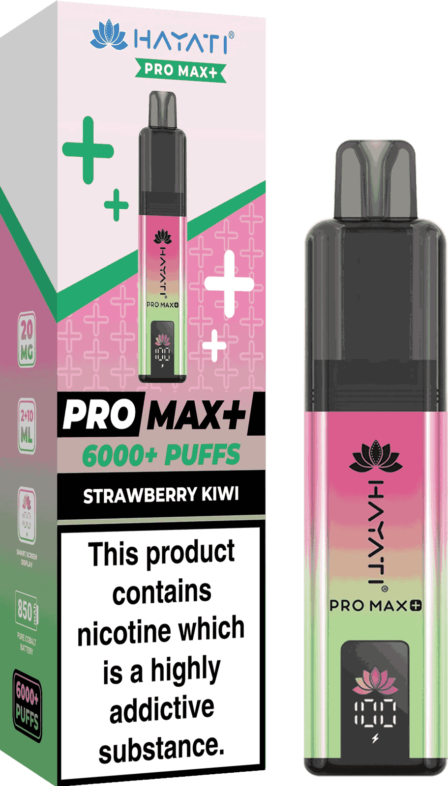 Hayati Pro Max Plus 6000 Puff Prefilled Pod Kit - Box of 5