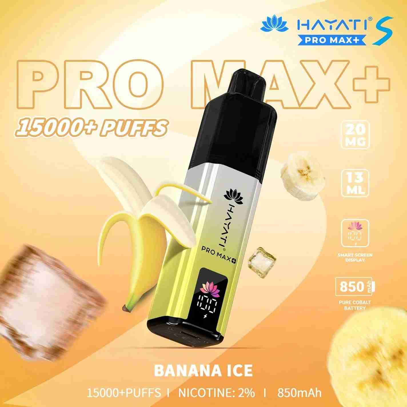 Hayati Pro Max S Plus 15K Prefilled Pod Kit - Box of 5