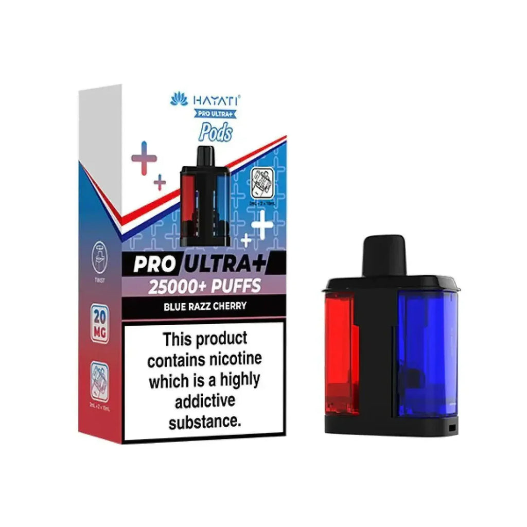Hayati Pro Ultra Plus 25K Prefilled Replacement Pods – Box of 5