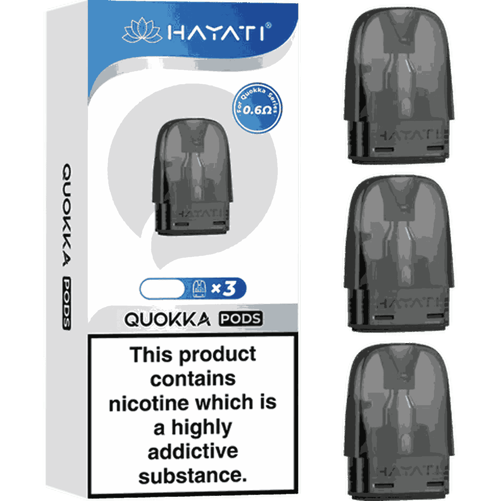 Hayati Quokka Replacement Pods Box Of-3