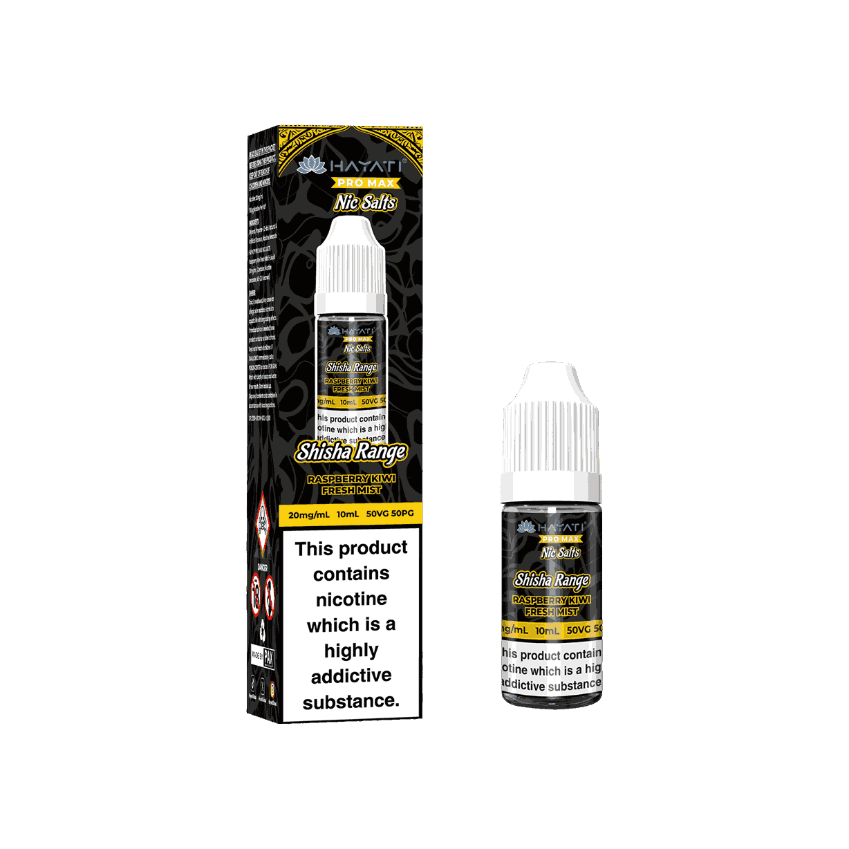 Hayati Shisha Pro Max Nic Salts Box of 10 - Wholesale Price !