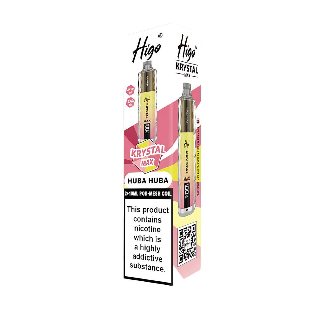 Higo Krystal Max 7500 Prefilled Vape Pack of 10 - Wholesale Price !