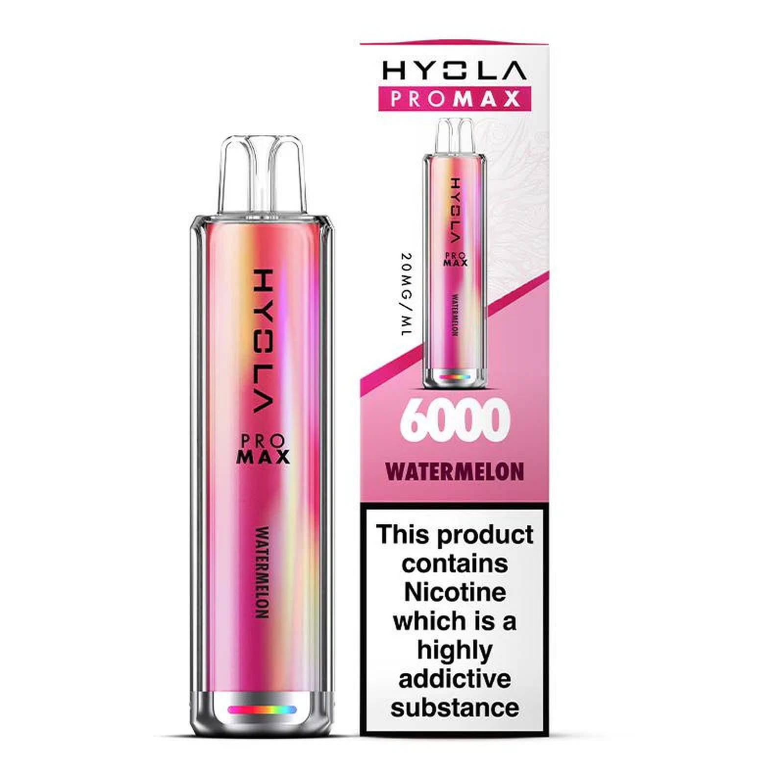 Hyola Pro Max 6000 Puffs Prefilled Vape Pod Kit - Box of 10