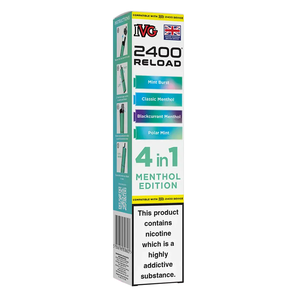IVG 2400 4in1 Multi Flavour Edition Prefilled Pods