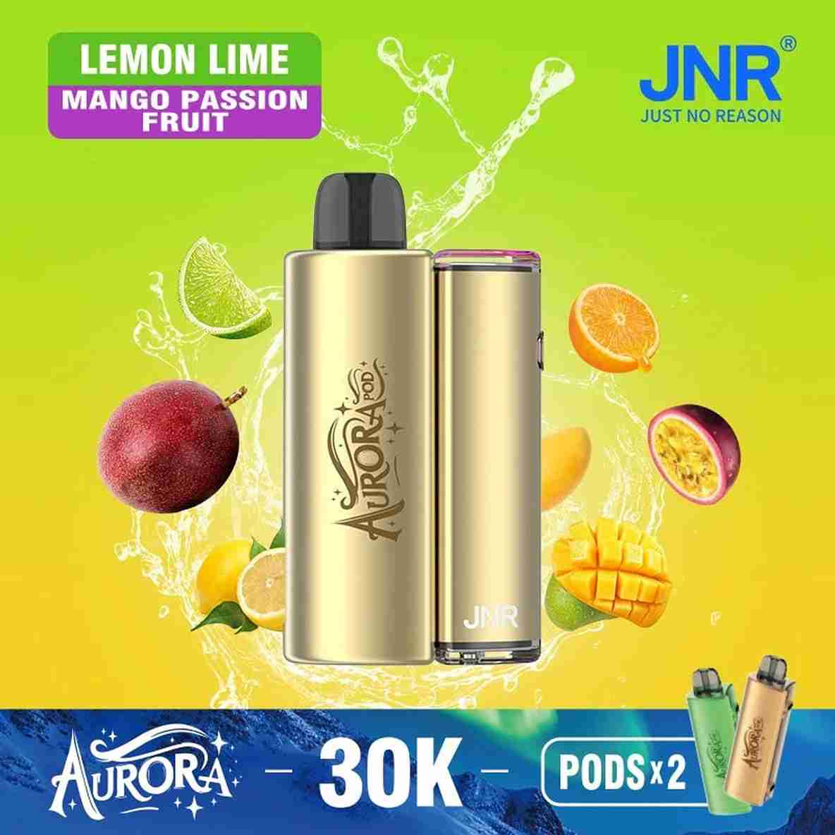 JNR Aurora 30k Puffs Prefilled Pod Vape Kit - Box of 5