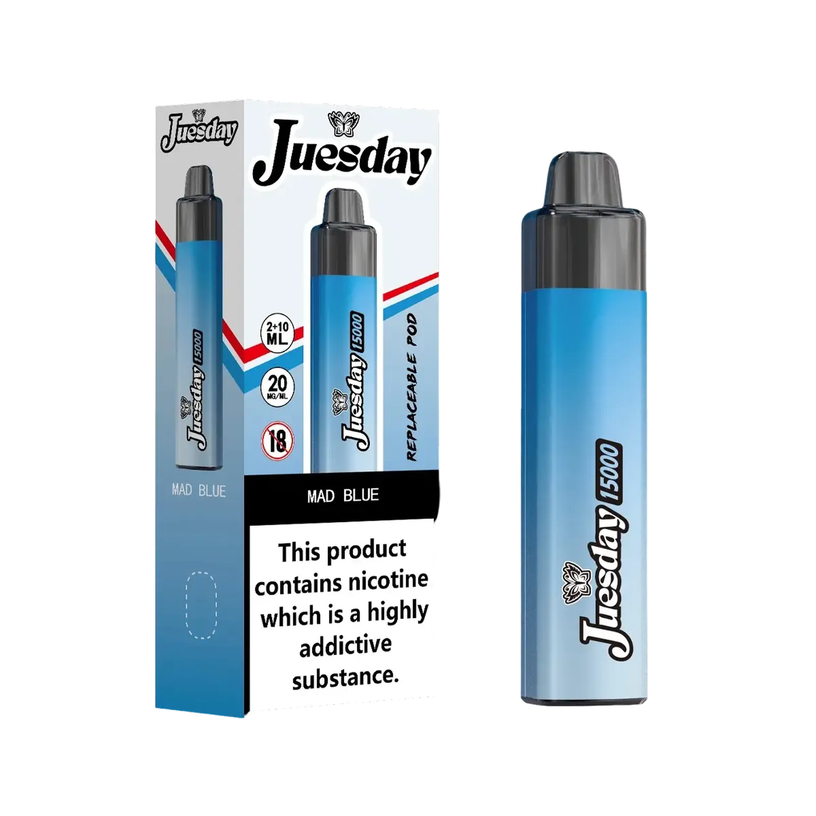 Juesday 15000 Puffs Prefilled Vape Kit - Box of 10