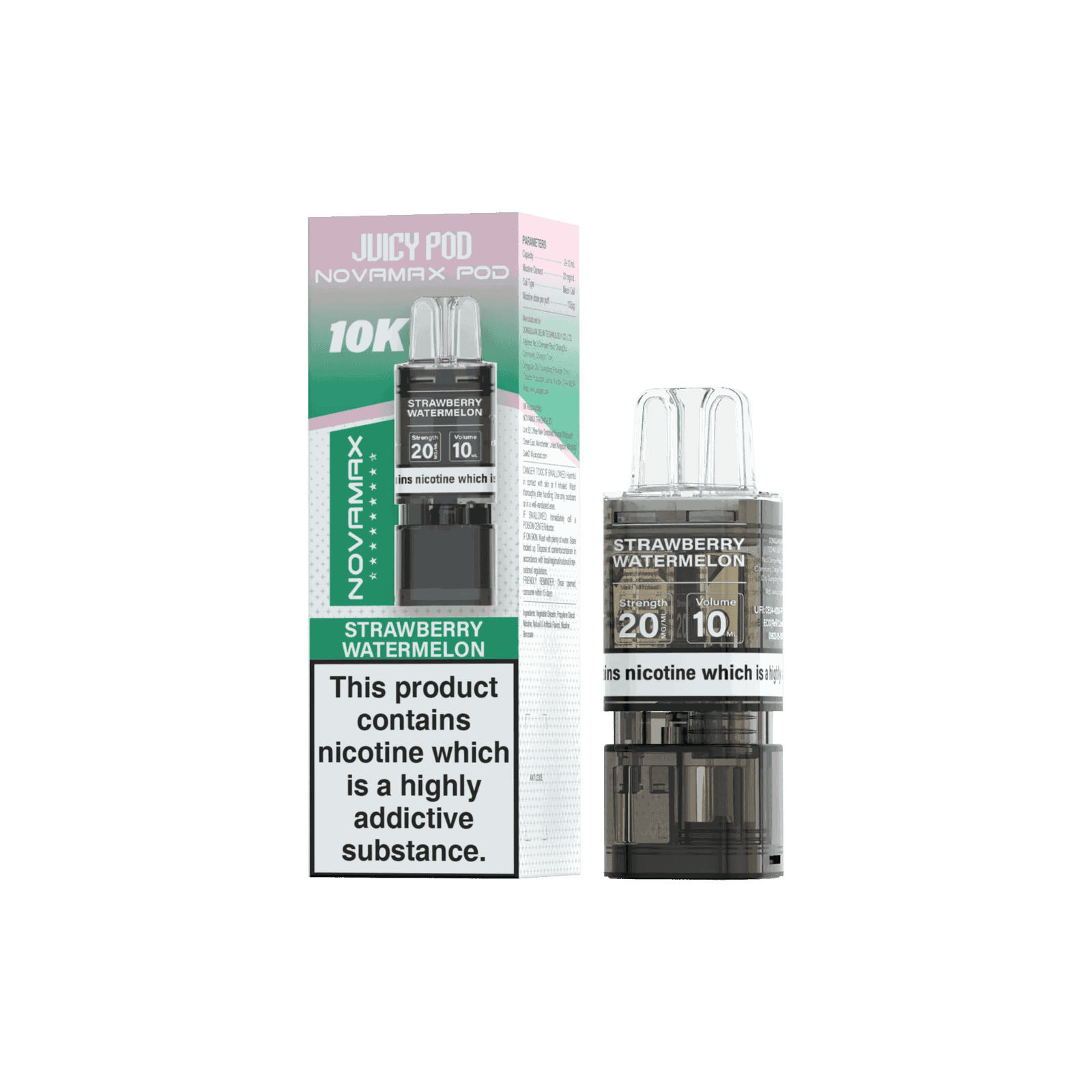 Juicy Pod Novamax 10K Replacement Pods - Pack of 10