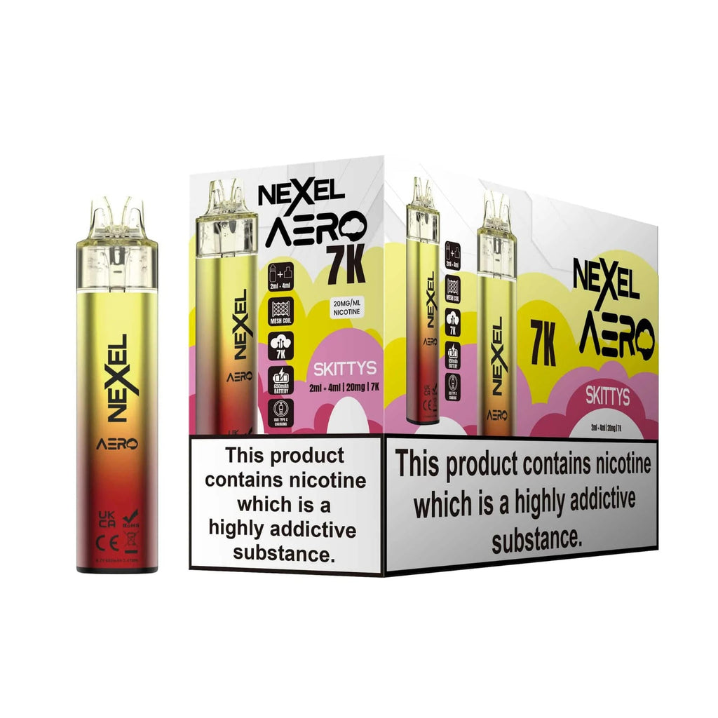 Nexel Aero 7k Prefilled Pod Vape Kit - Pack of 5