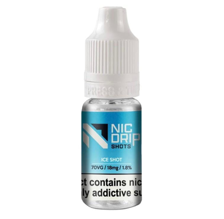NIC DRIP Ice Nic Shot 18mg 70VG – Refreshing Shortfill Mix