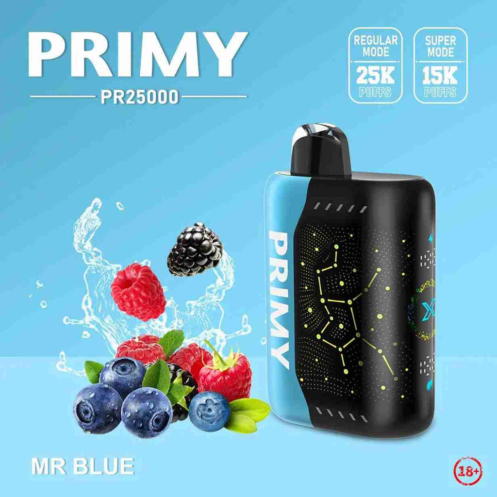 Primy PR25000 Puffs Prefilled Vape Pod Kit - Box of 5