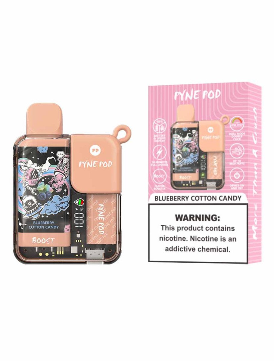 Pyne Pod Boost 8500 Puffs Prefilled Vape Pod Kit - Box of 10