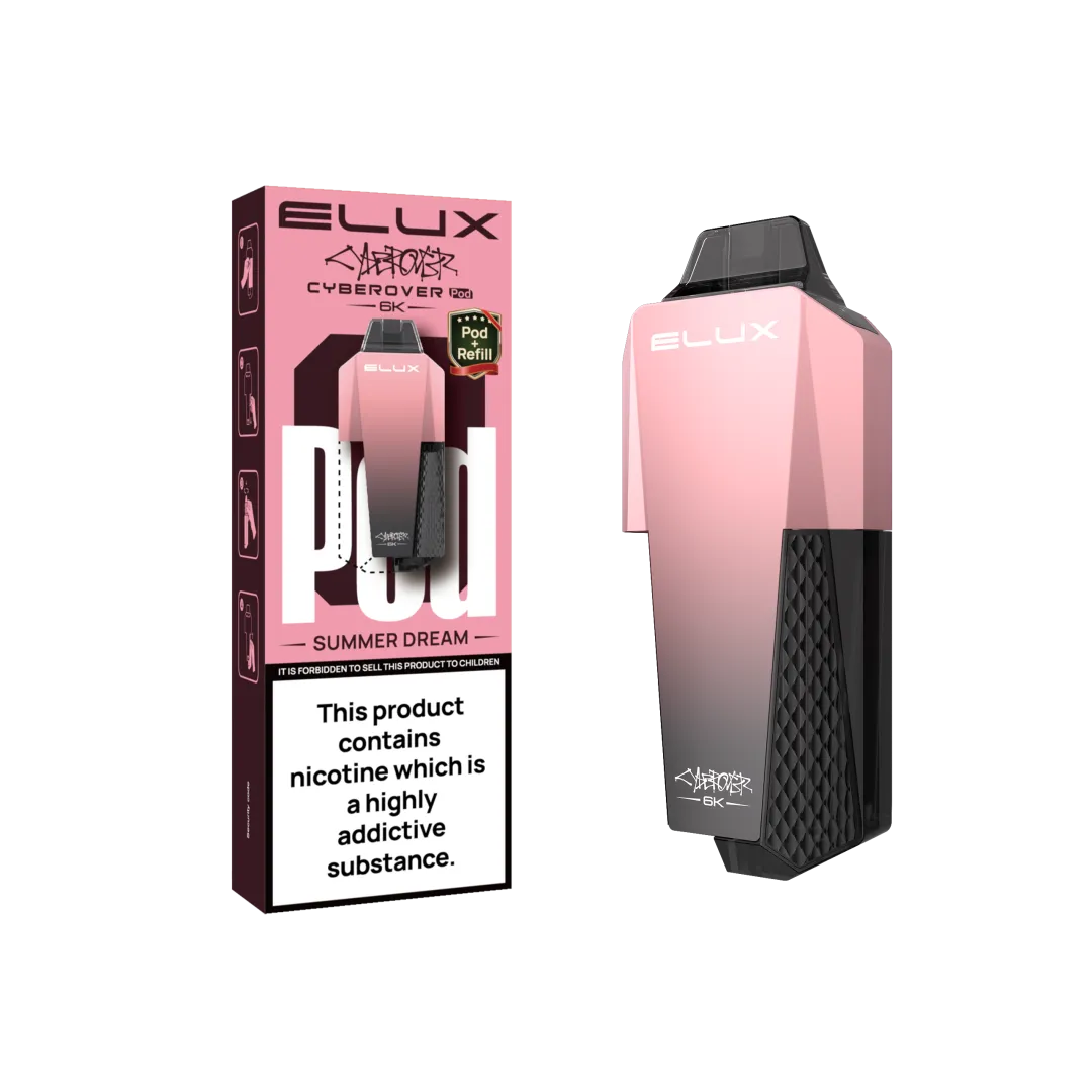 Elux Cyberover 6000 Prefilled Replacement Pods - Box of 5