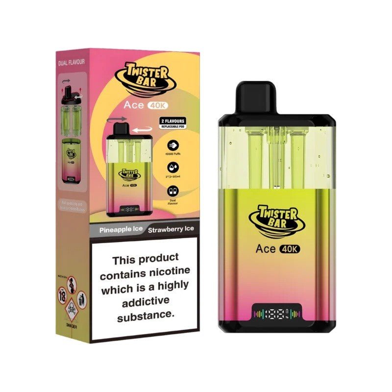 Twister Bar Ace 40K Prefilled Pod Kit Box of 5 - Wholesale Price !