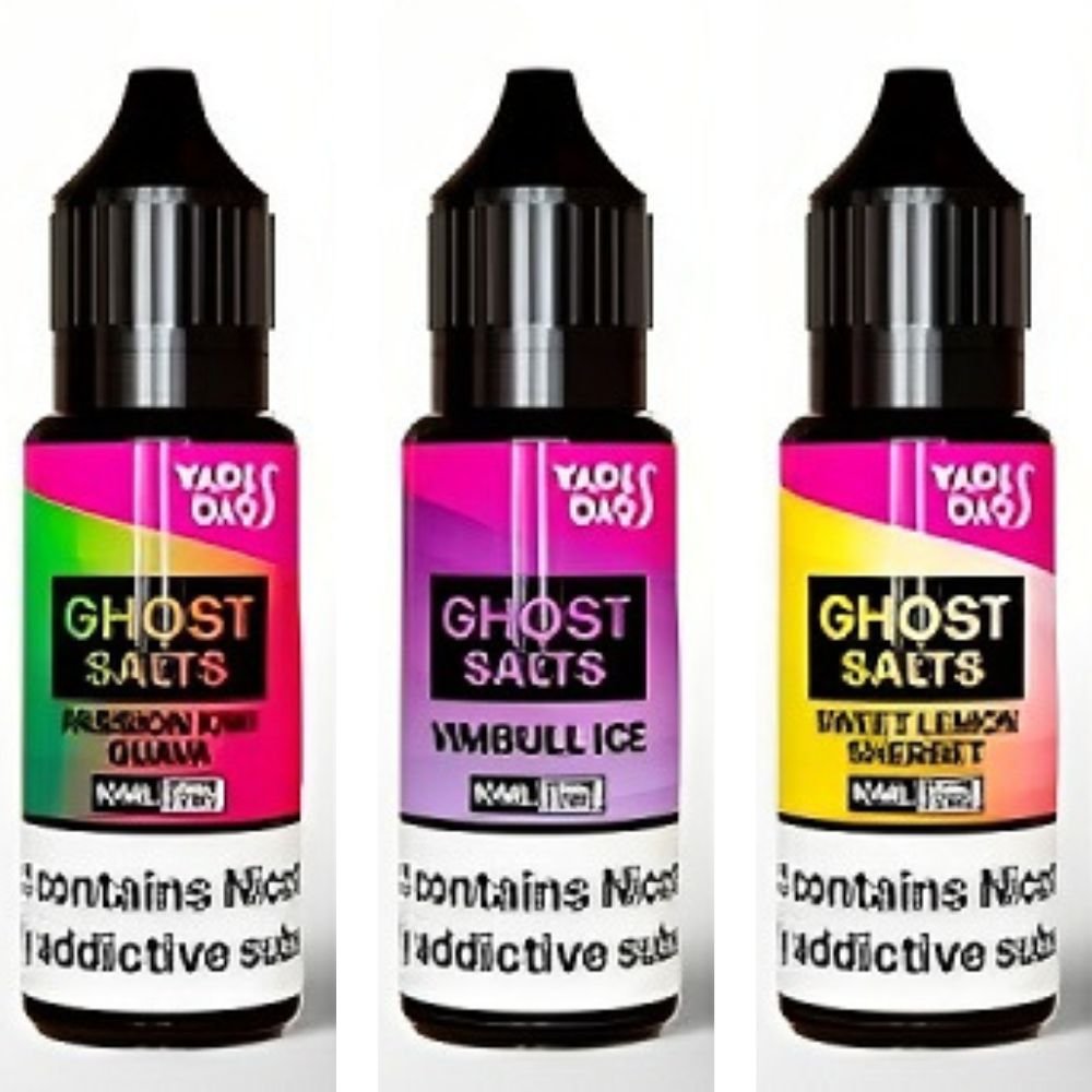 Vapes Bar Ghost Salts 10ml Nic Salt 20mg - Pack of 10