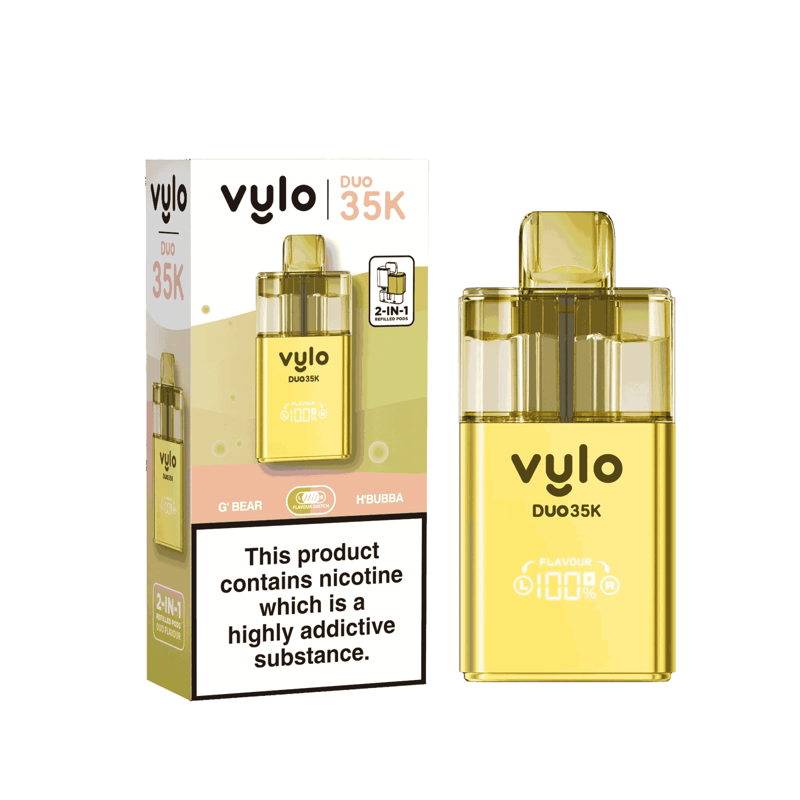 Vylo Duo 35k 2 in 1 Prefilled Pod Vape - Box of 5