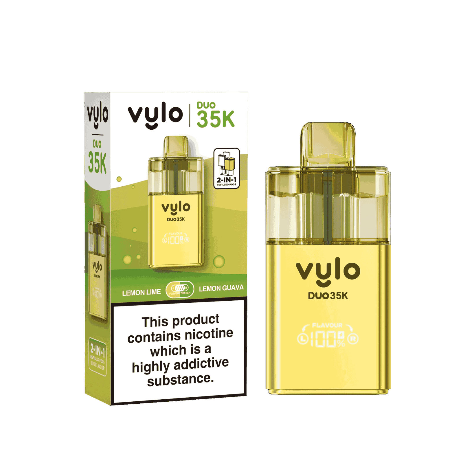 Vylo Duo 35k 2 in 1 Prefilled Pod Vape - Box of 5