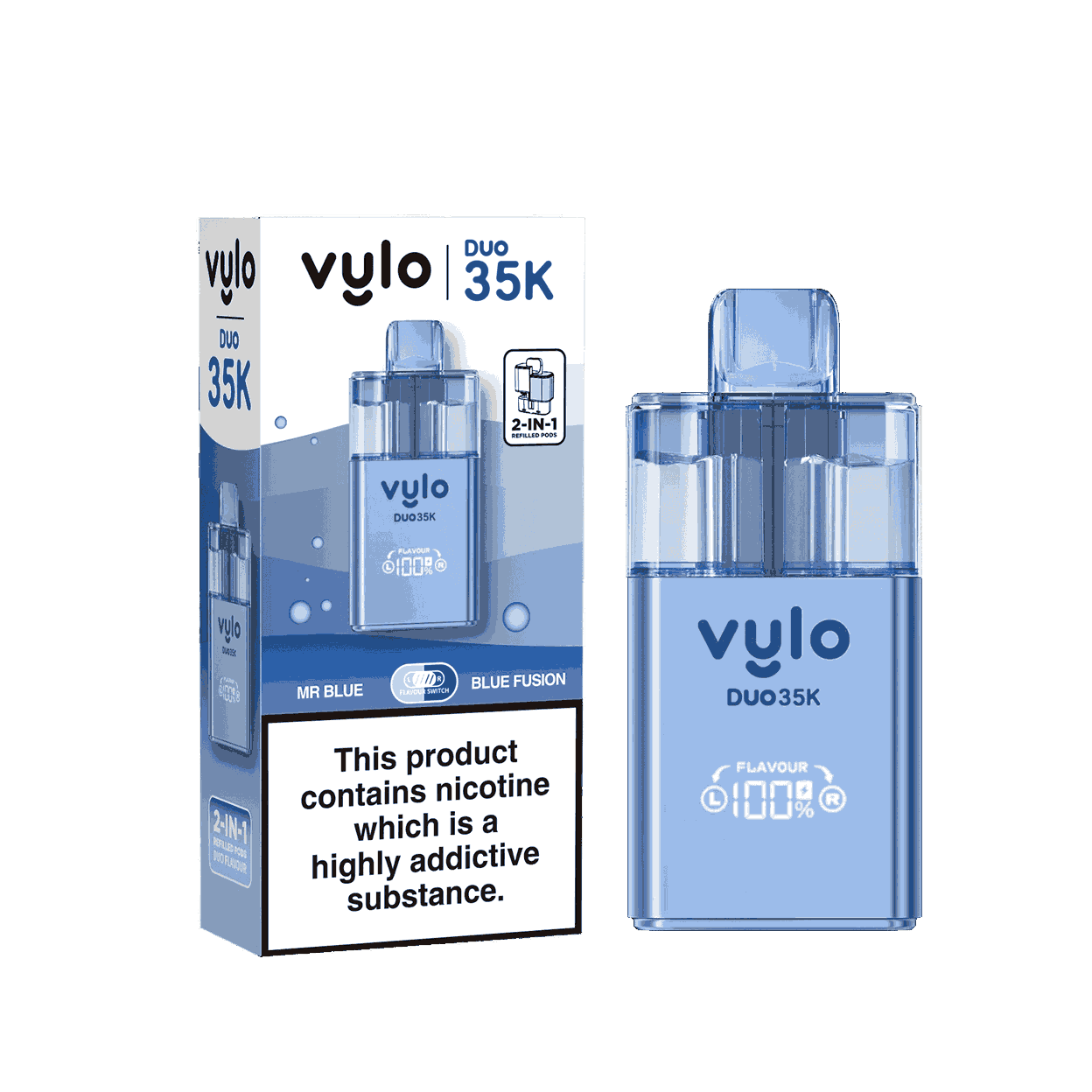 Vylo Duo 35k 2 in 1 Prefilled Pod Vape - Box of 5