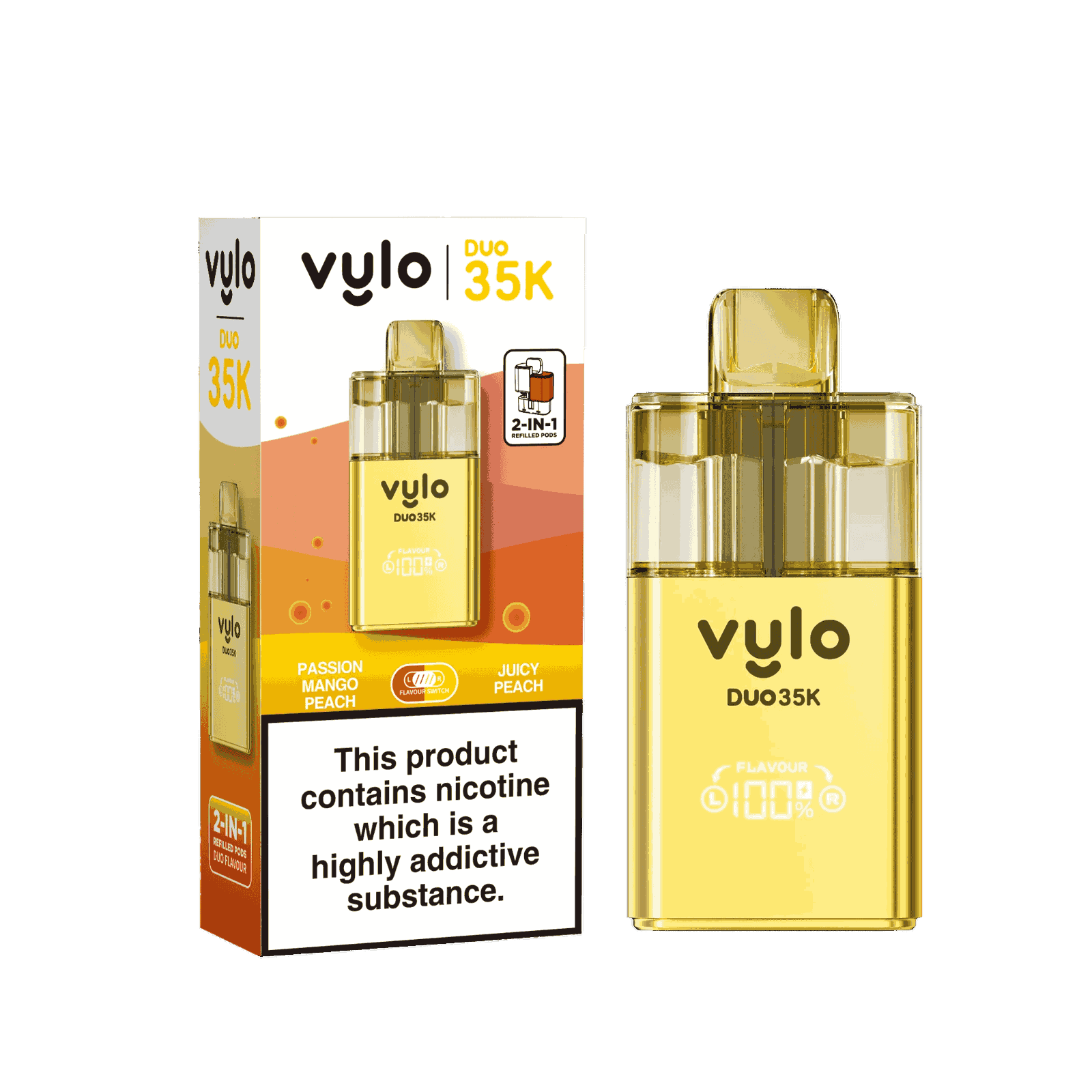 Vylo Duo 35k 2 in 1 Prefilled Pod Vape - Box of 5