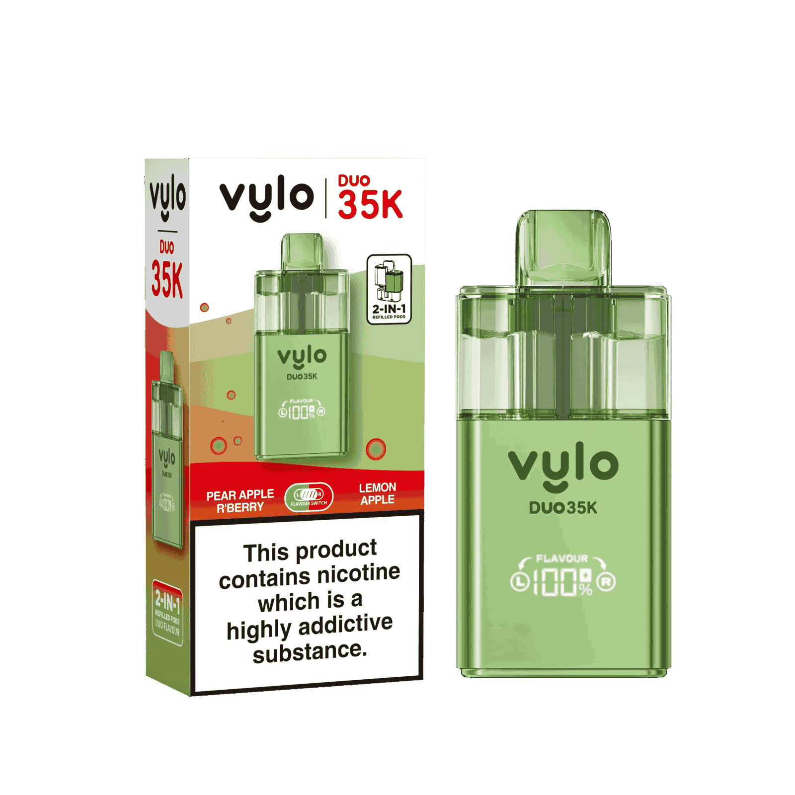 Vylo Duo 35k 2 in 1 Prefilled Pod Vape - Box of 5