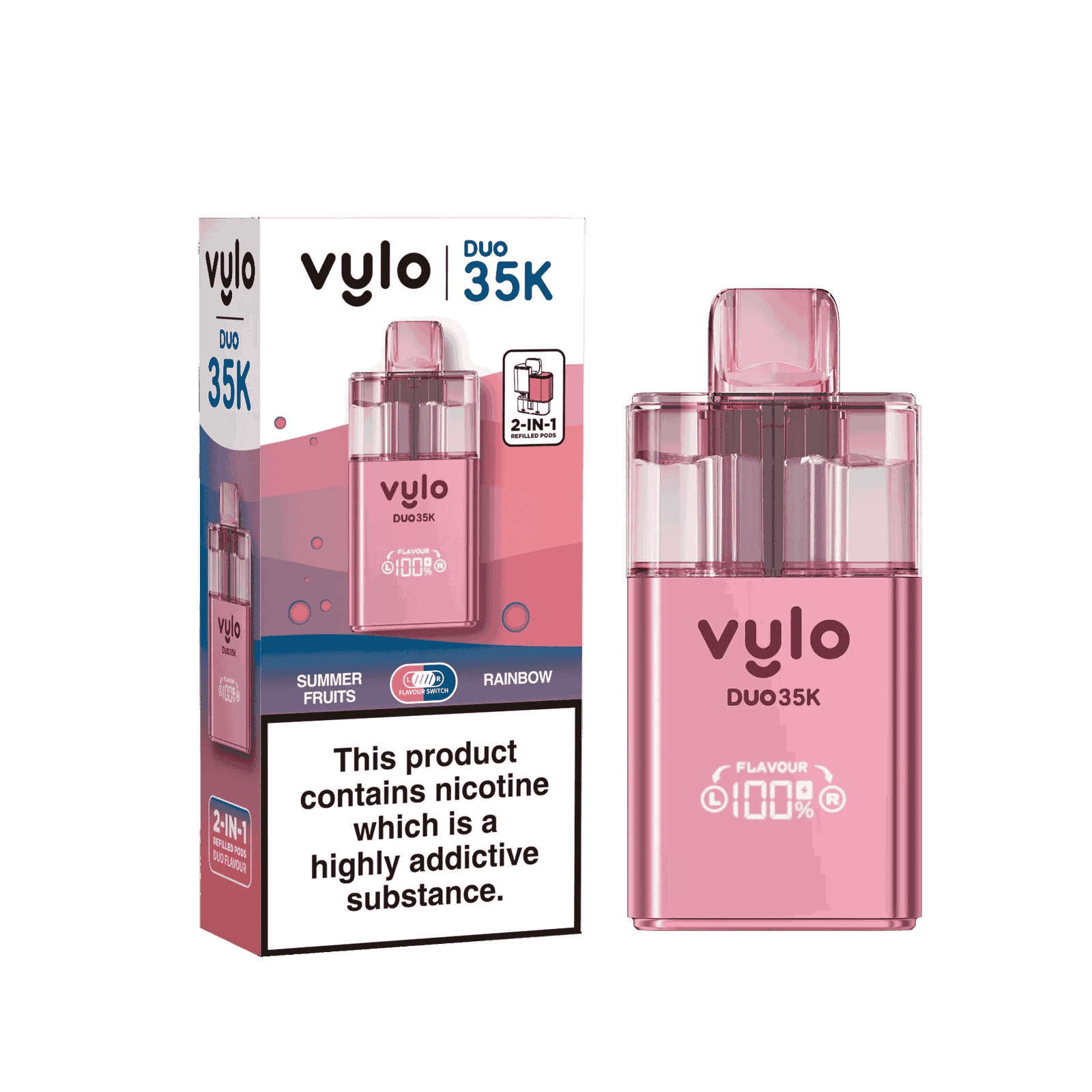 Vylo Duo 35k 2 in 1 Prefilled Pod Vape - Box of 5